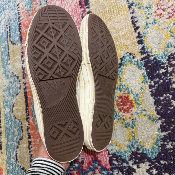 Converse Comme Des Garcons Play Hi White Canvas 70s Men's 10 - Picture 6 of 6